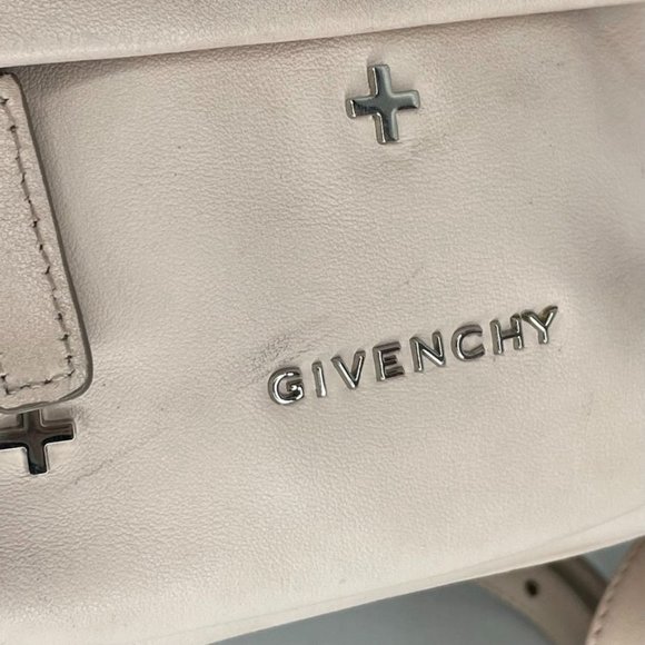 GIVENCHY Light Pink Mini Leather Cross Embellished Backpack - Picture 10 of 10